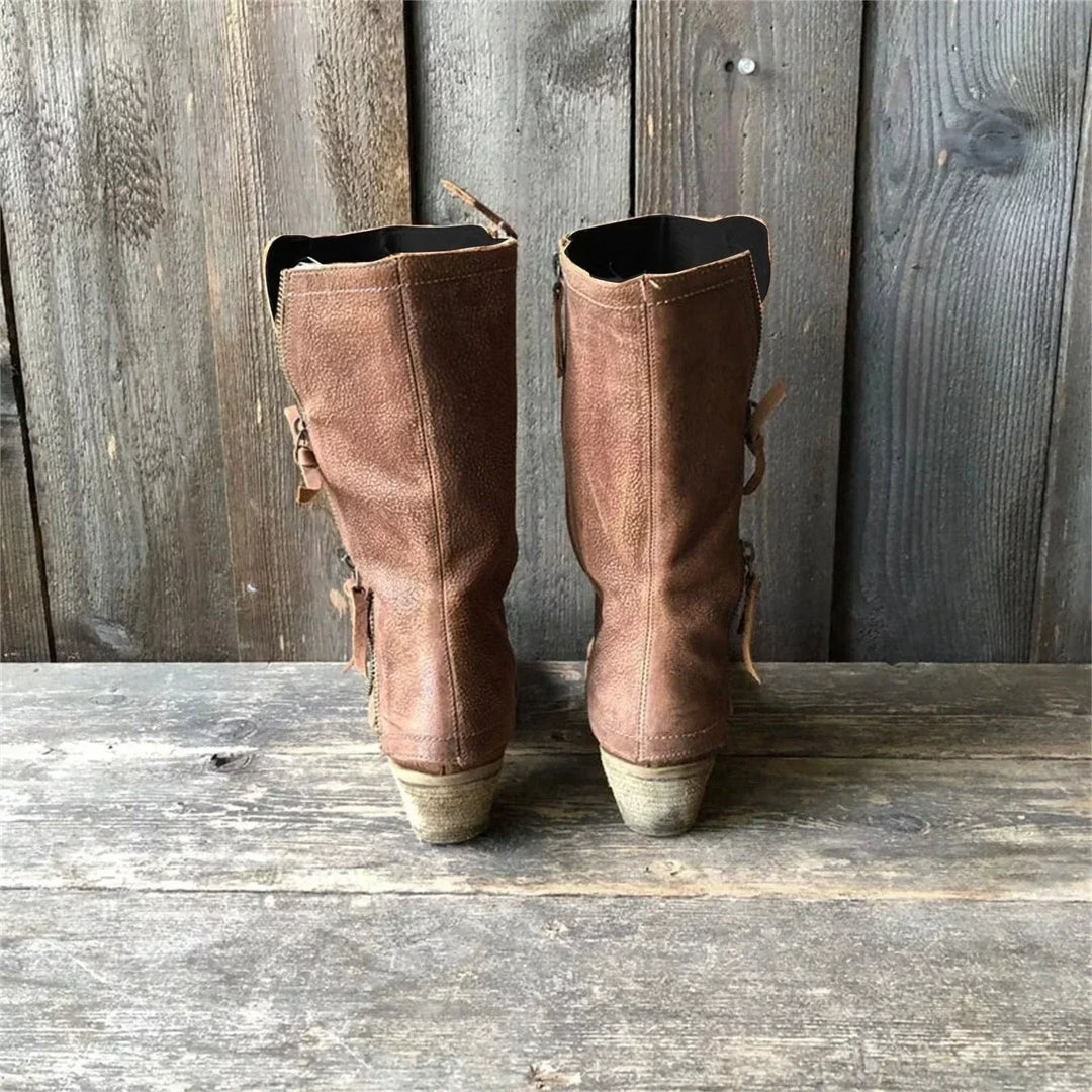 Orthopedic Rust Boots "Eira"