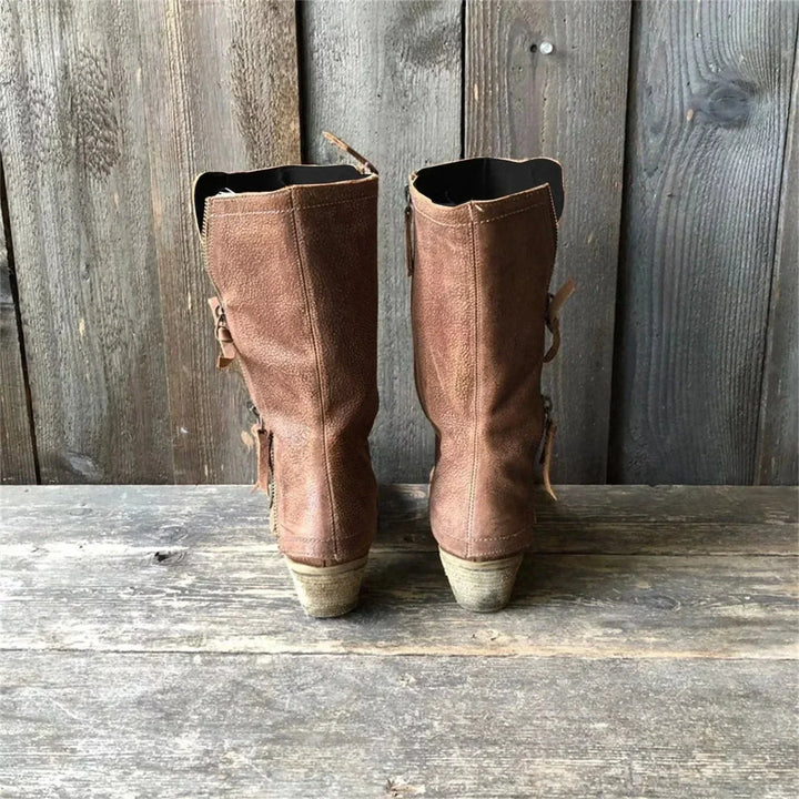 Orthopedic Rust Boots "Eira"