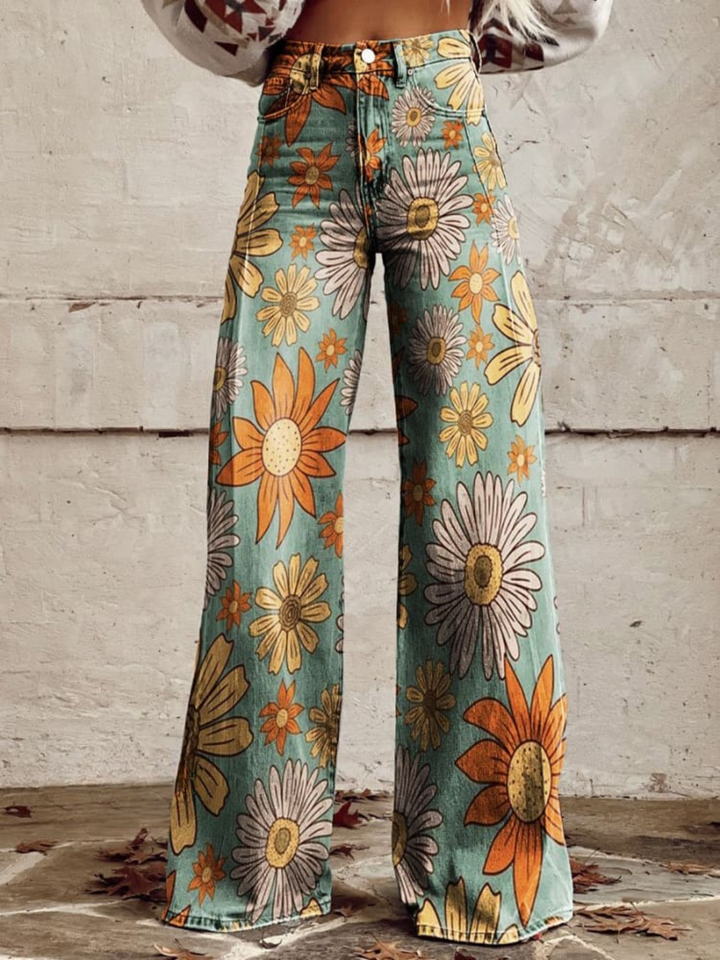 Vintage Wide Leg Pants "Selina"