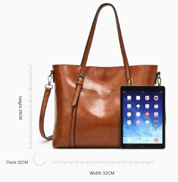 Leather Shoulder Bag "Zita"