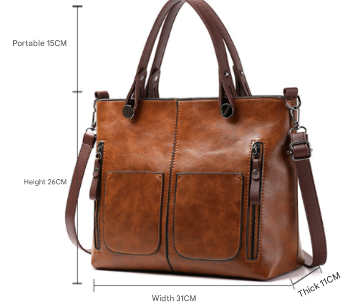 Stylish Leather Bag "Ester"