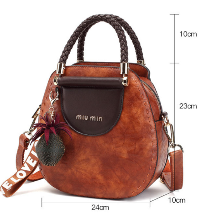 Leather Crossbody "Haley"