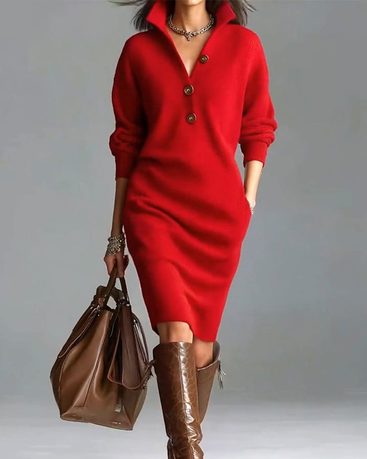Knit Sweater Dress "Corie"
