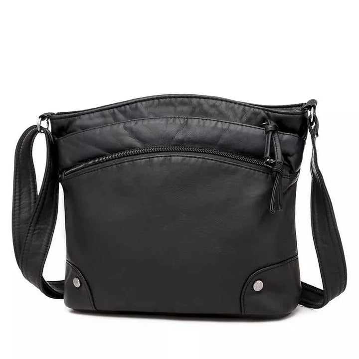Leather Shoulder Bag "Evony"