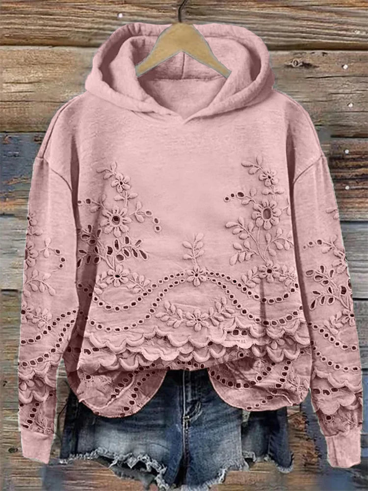 Floral Hoodie "Milena"