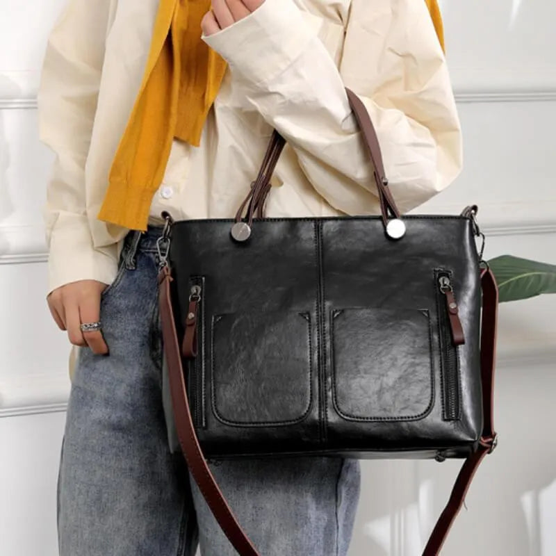 Stylish Leather Bag "Ester"