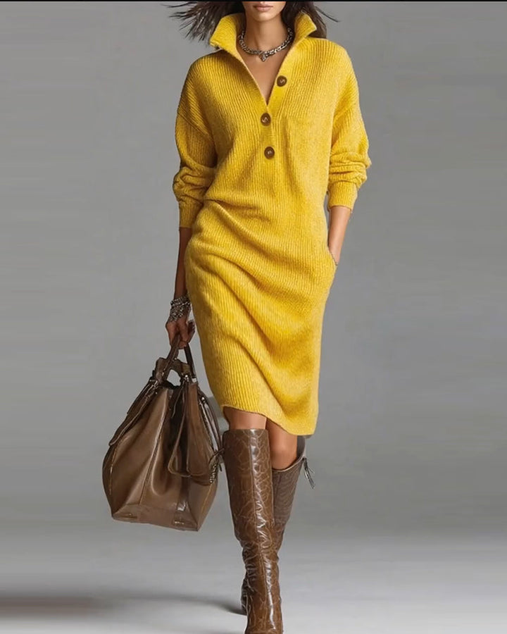 Knit Sweater Dress "Corie"
