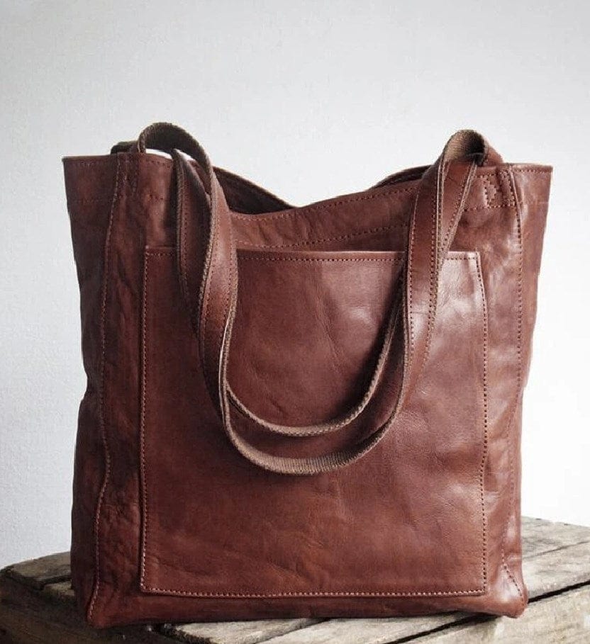 Leather Tote Bag "Riva"