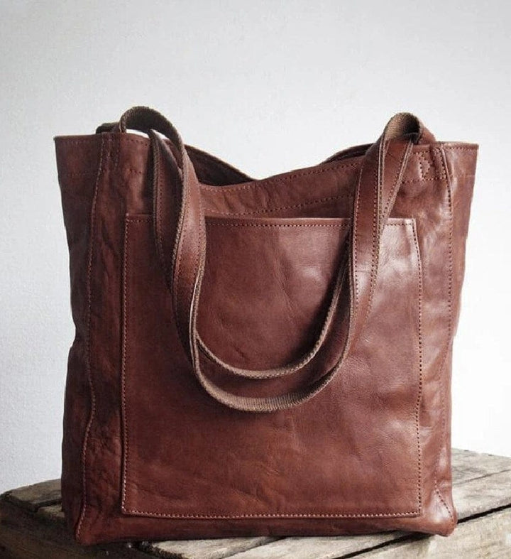 Leather Tote Bag "Riva"
