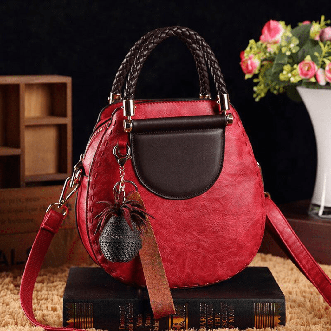 Leather Crossbody "Haley"