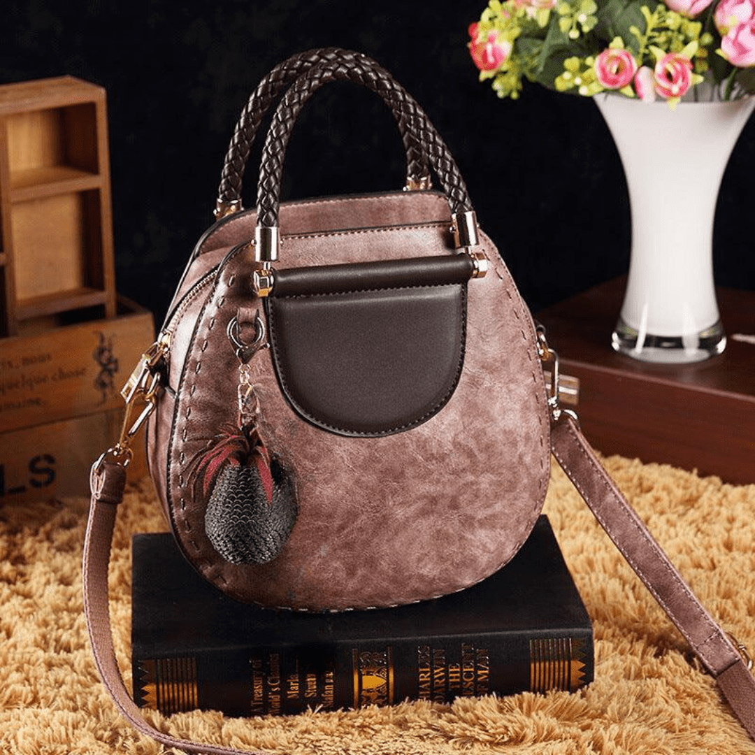 Leather Crossbody "Haley"