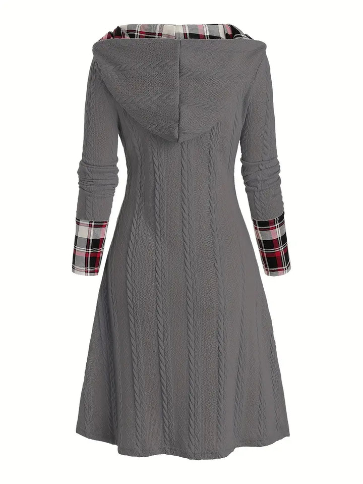 Hooded Knit Dress "Lisa"