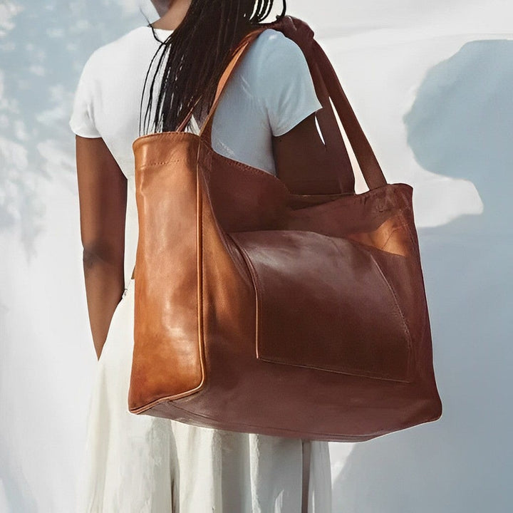 Retro Leather Bag "Billie"