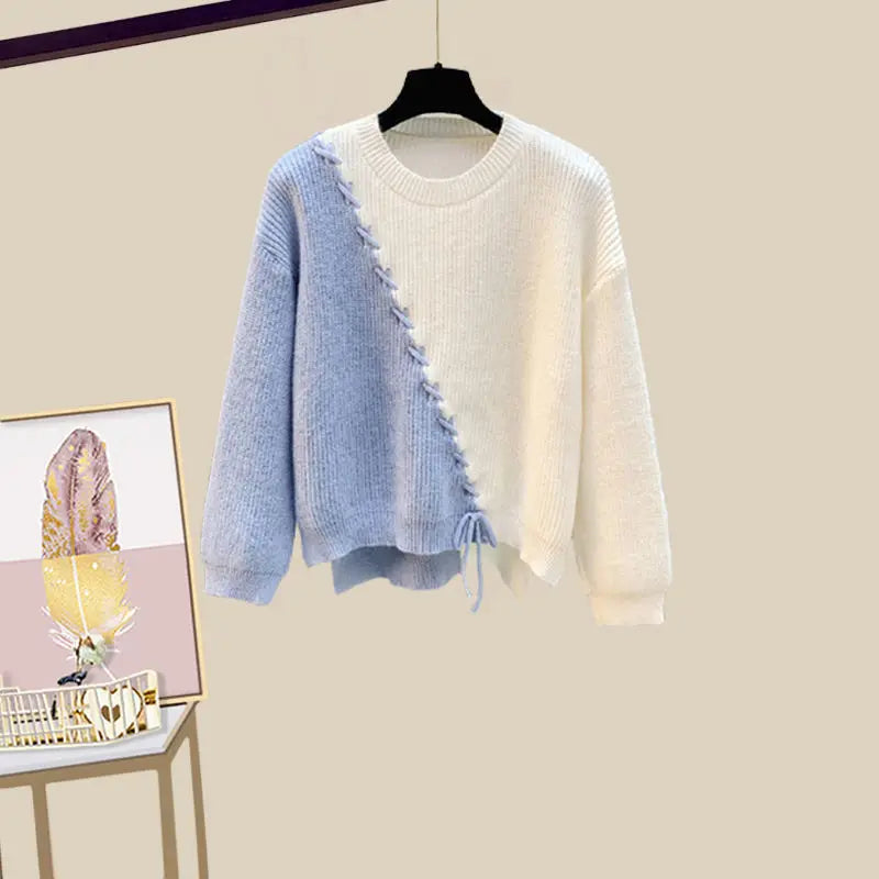Knit Sweater & Skirt Set "June"