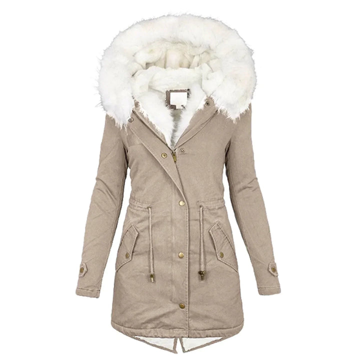 Faux Fur Hooded Parka "Elina"