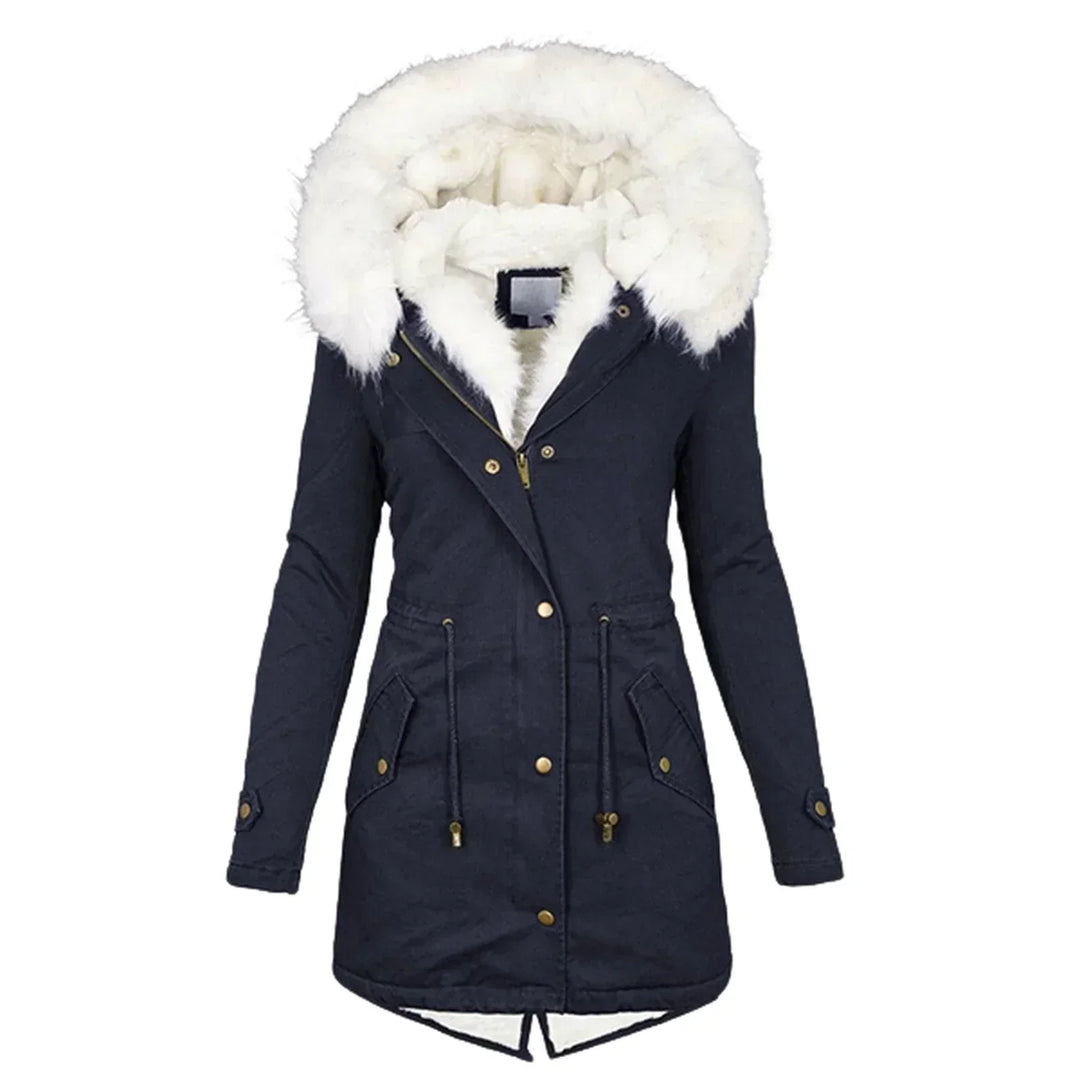 Faux Fur Hooded Parka "Elina"