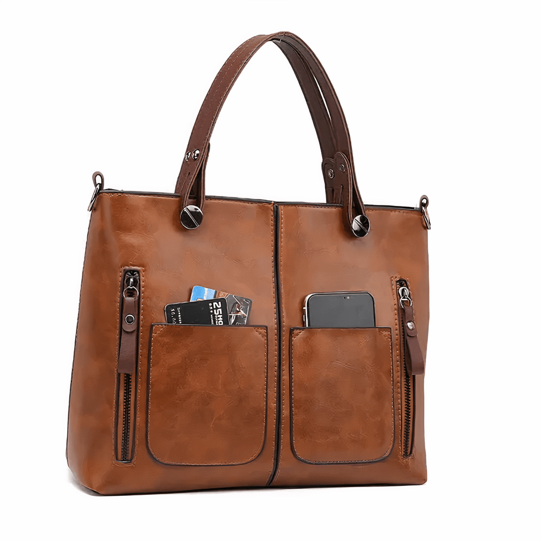 Stylish Leather Bag "Ester"