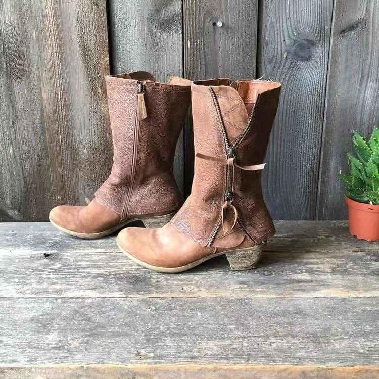 Orthopedic Rust Boots "Eira"