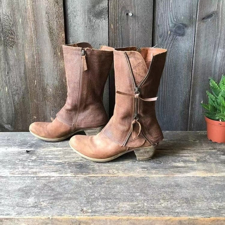 Orthopedic Rust Boots "Eira"