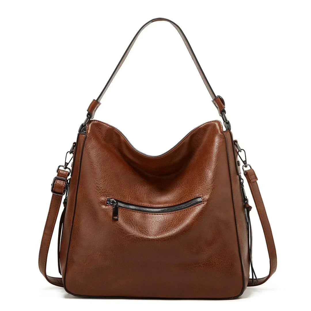 Leather Shoulder Bag "Ethel"
