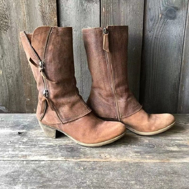 Orthopedic Rust Boots "Eira"