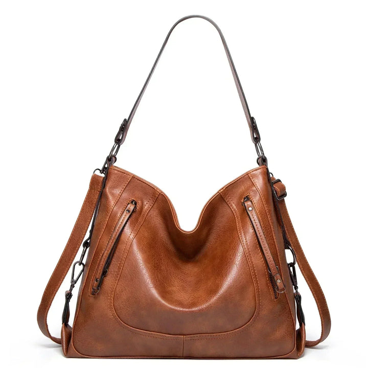 Leather Shoulder Bag "Brynn"