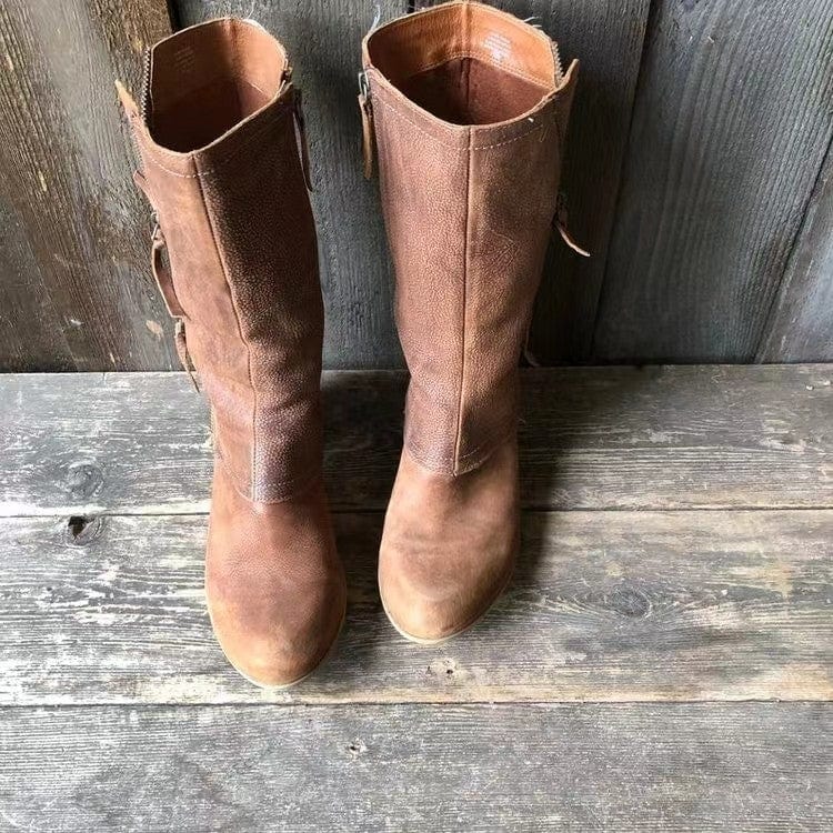Orthopedic Rust Boots "Eira"