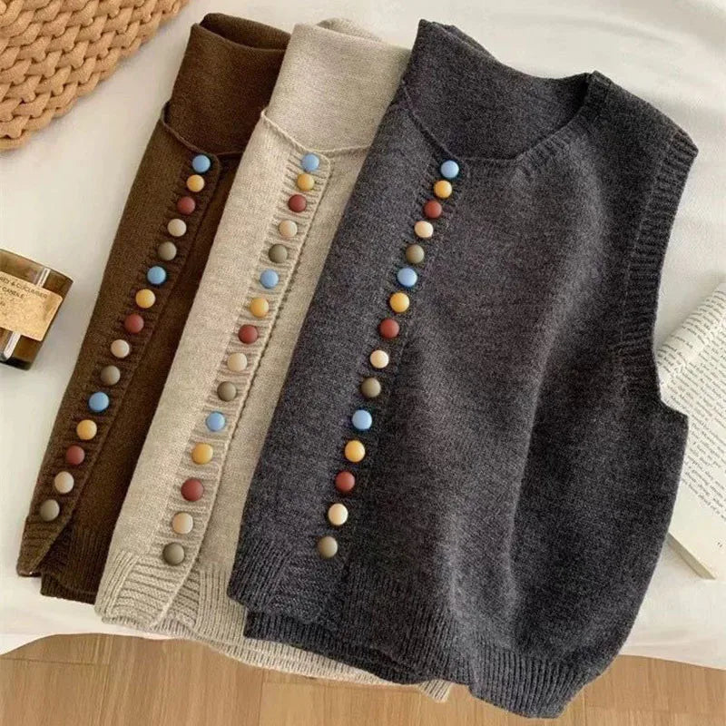 Knit Sweater Vest "Elana"
