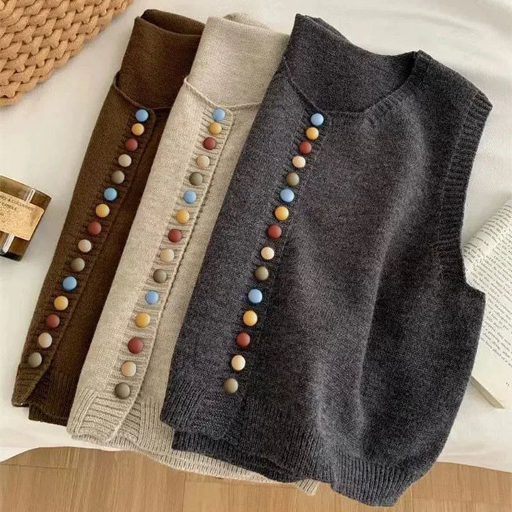 Knit Sweater Vest "Elana"