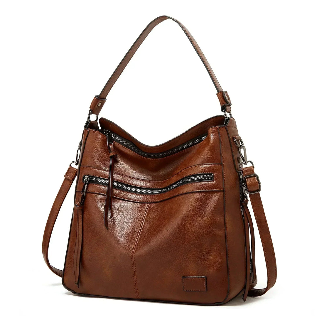 Leather Shoulder Bag "Ethel"