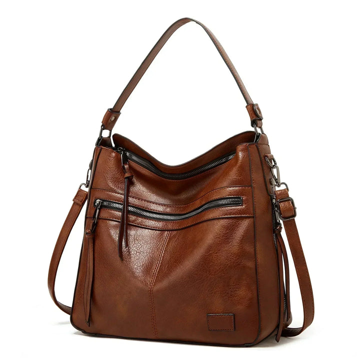 Leather Shoulder Bag "Ethel"