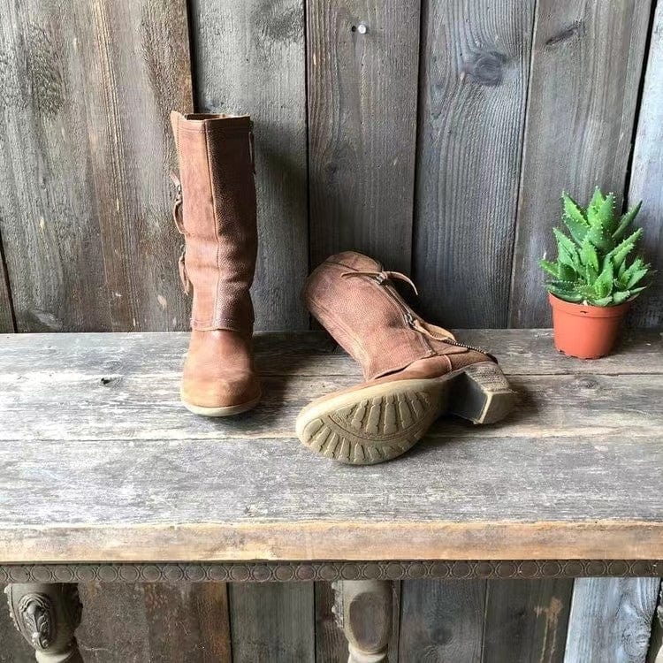Orthopedic Rust Boots "Eira"