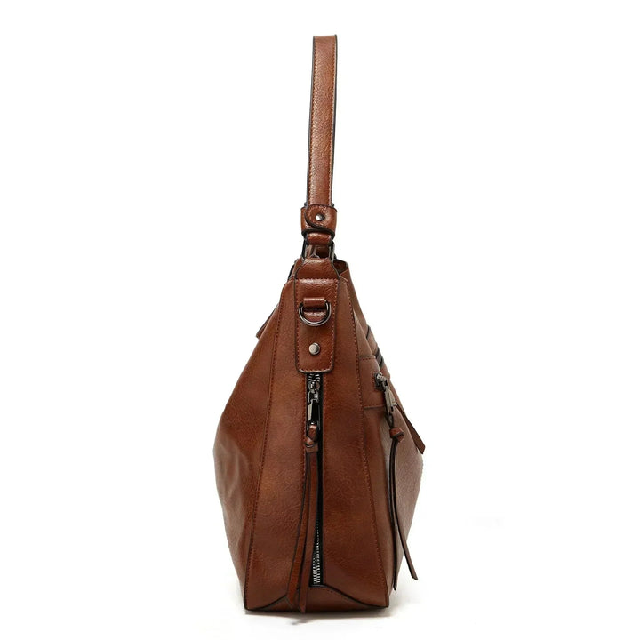 Leather Shoulder Bag "Ethel"