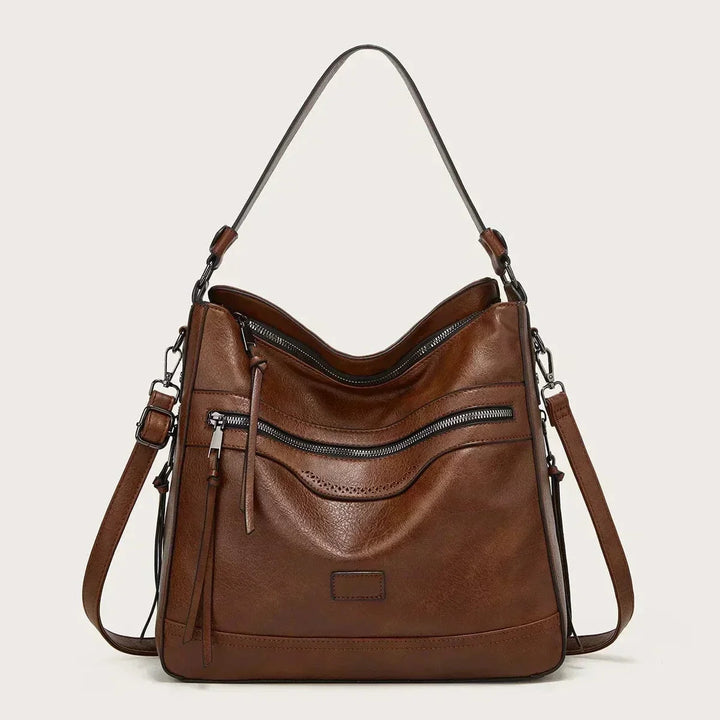 Leather Shoulder Bag "Ethel"