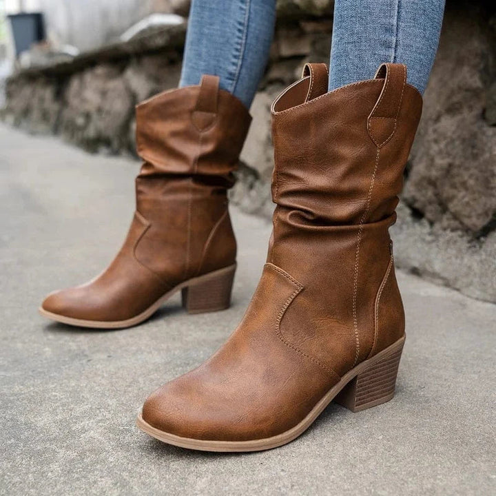 Orthopedic Leather Boots "Zora"
