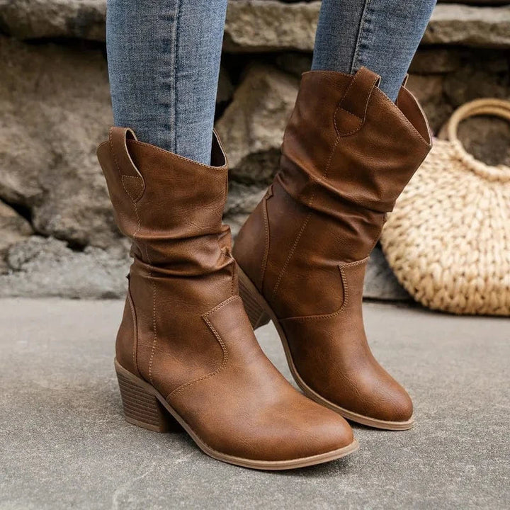 Orthopedic Leather Boots "Zora"