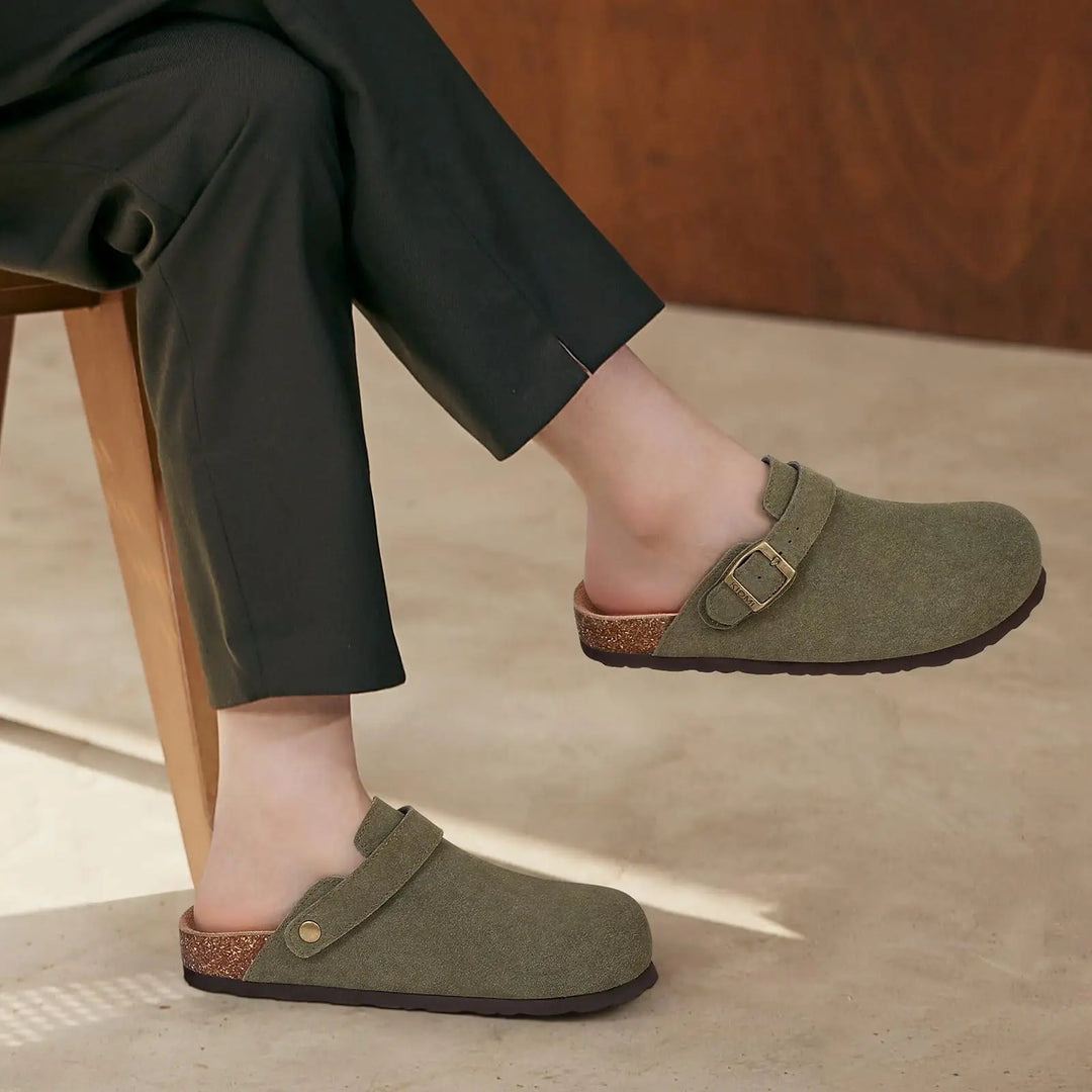Suede Clog "Keira"