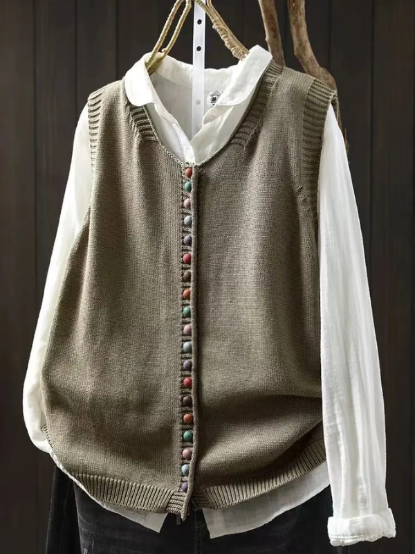 Knit Sweater Vest "Abbie"