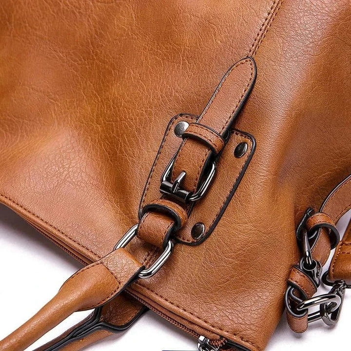 Leather Shoulder Bag "Sian"