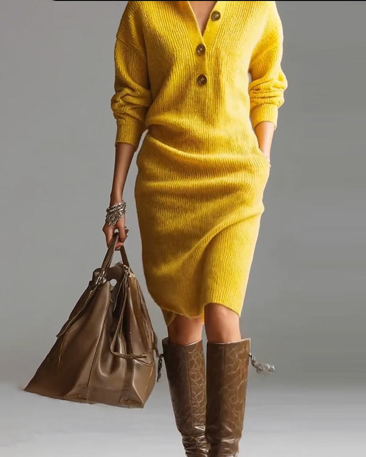 Knit Sweater Dress "Corie"