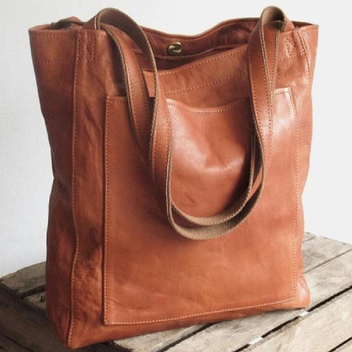 Leather Tote Bag "Riva"