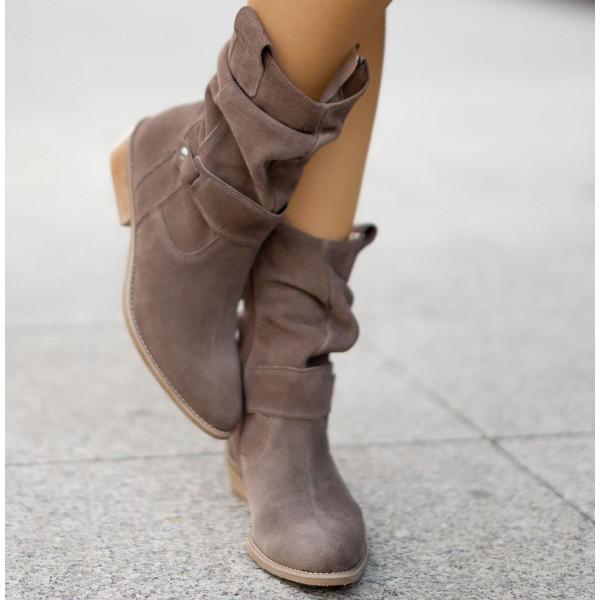 Orthopedic Suede Boots "Anya"