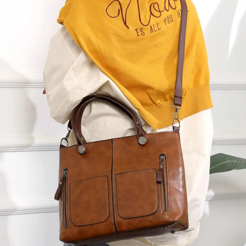 Stylish Leather Bag "Ester"