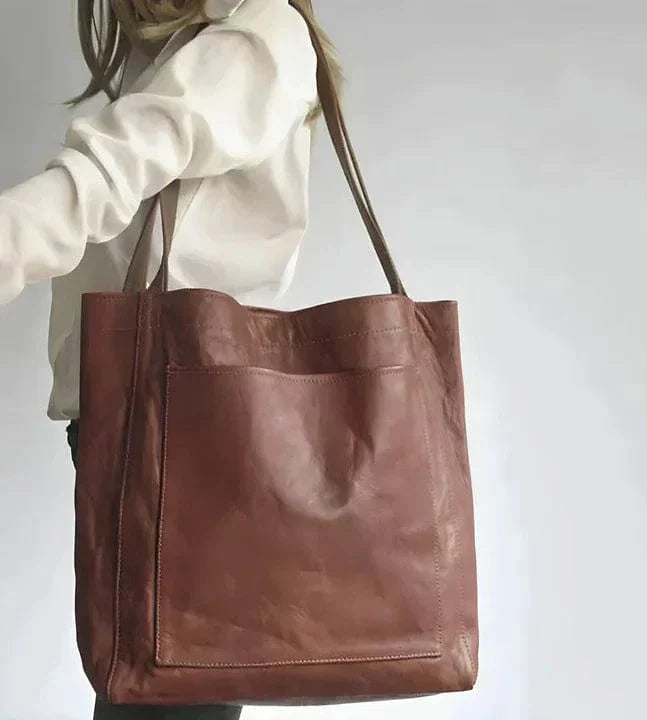 Leather Tote Bag "Riva"