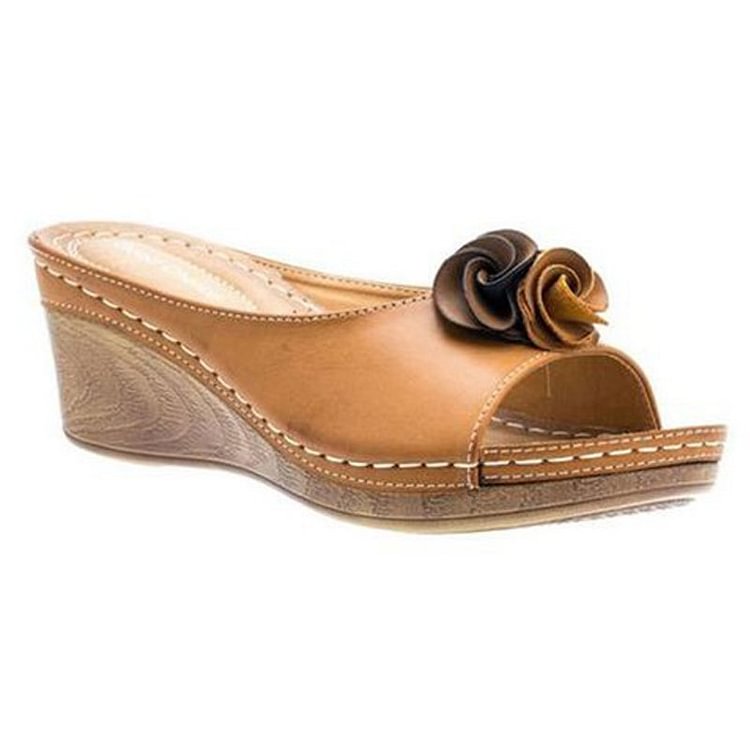 Orthopedic Leather Sandals "Suki"