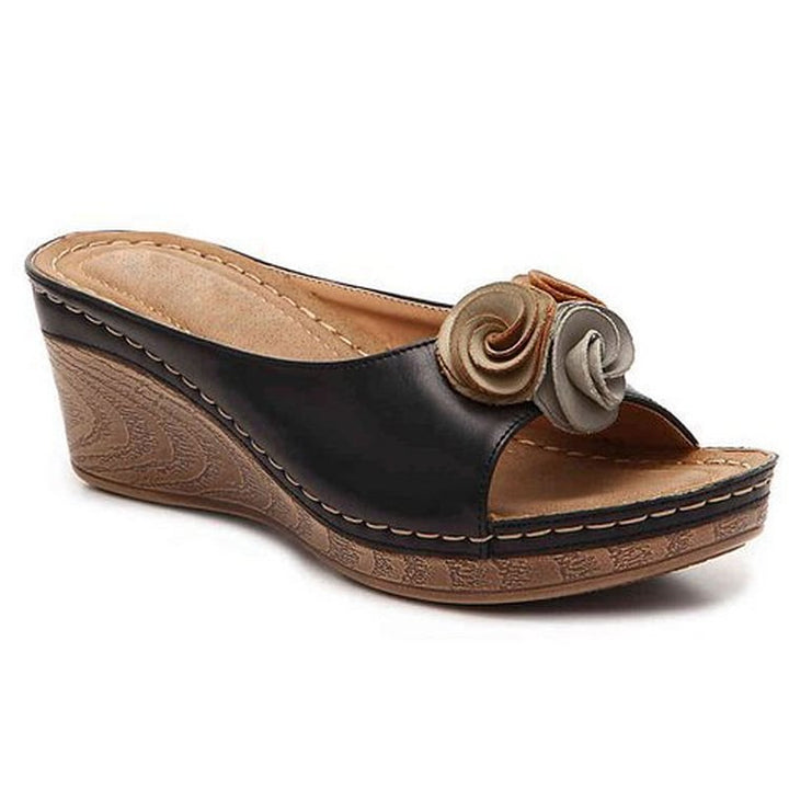 Orthopedic Leather Sandals "Suki"
