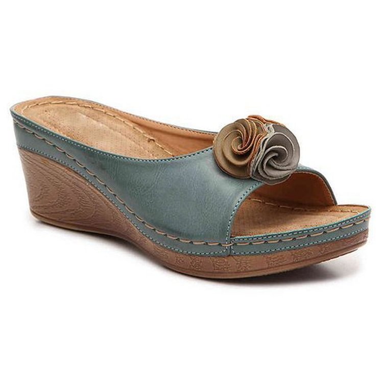 Orthopedic Leather Sandals "Suki"