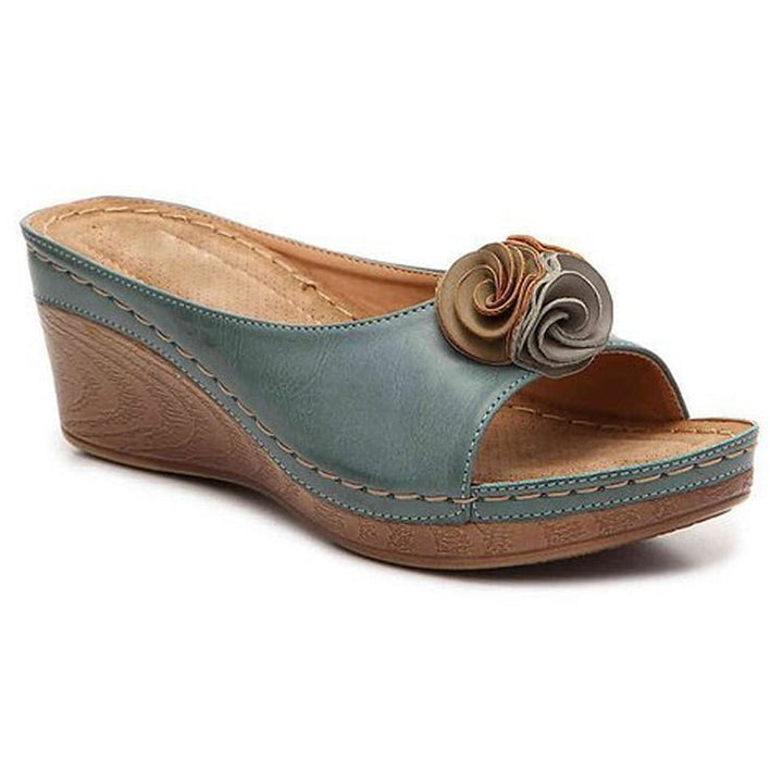 Orthopedic Leather Sandals "Suki"