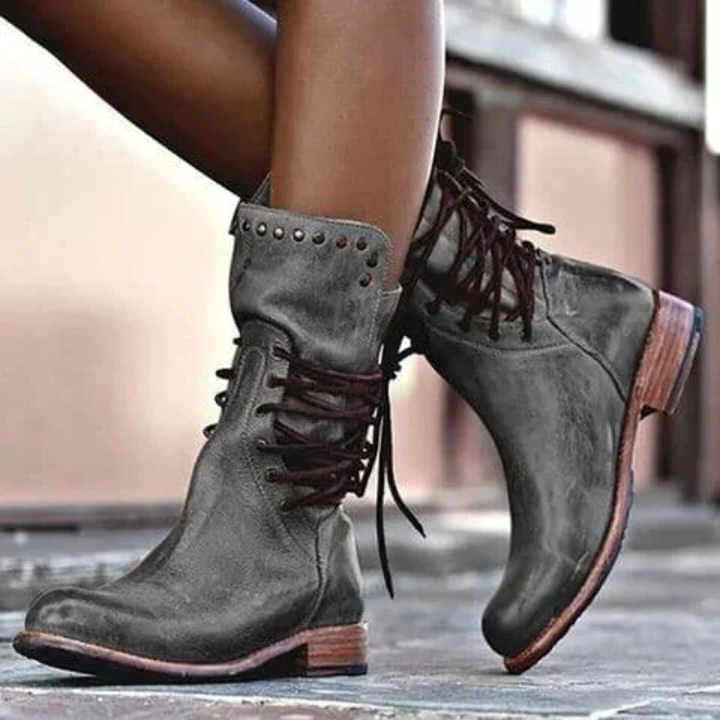 Orthopedic Leather Boots "Laura"
