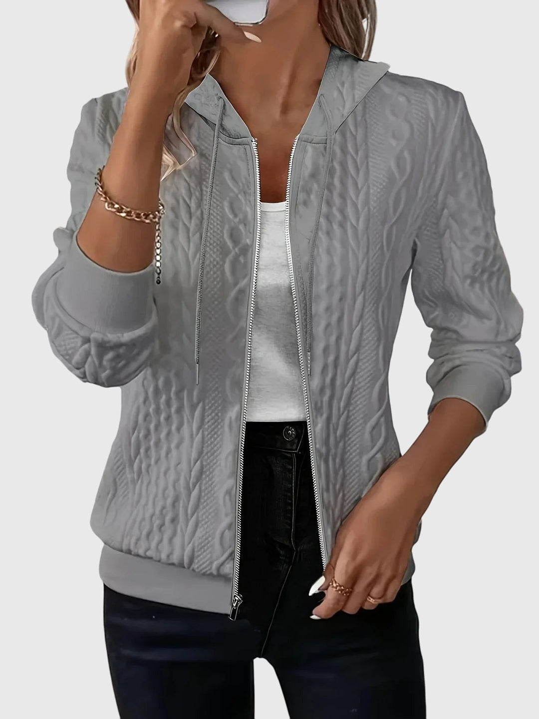 Zip-Up Hoodie "Kathi"